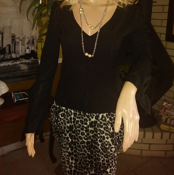 City Streets Dresses & Skirts - Gift to customer Black leopard mini skirt